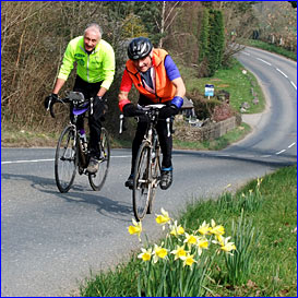 Rod Pash and Martin Read in the Teign Valley