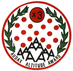 Audax Altitude Award - 3 times