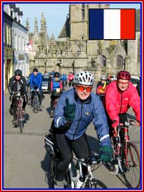 Bob Gregg riding in France.
