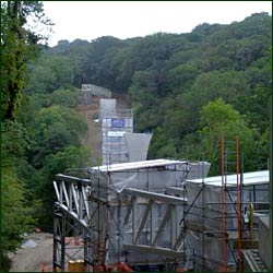 Construction on the Drakes Trail.