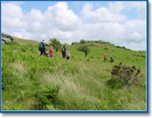 Walkers on Dartmoor (near Venford)