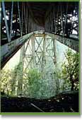 Looking under the viaduct.