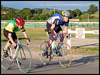 Juniors racing on the 1 mile cicuit at Newton Abbot