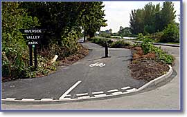 New cycle track in Exeter