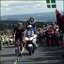 Jonathon Tiernan-Locke at haytor - Stage 5 TOB 2011